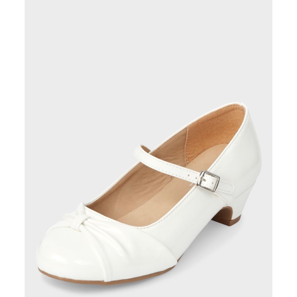 Children’s Place Girl Low Heel Shoes - White size 4